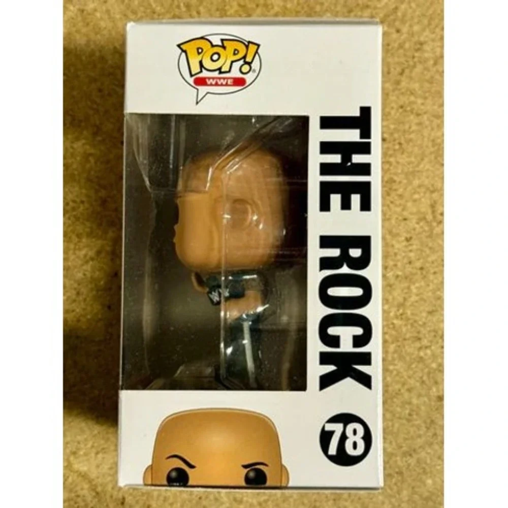 Funko Pop! WWE: The Rock‎ #78 Brahma Bull Shirt Microphone Vinyl Figure New